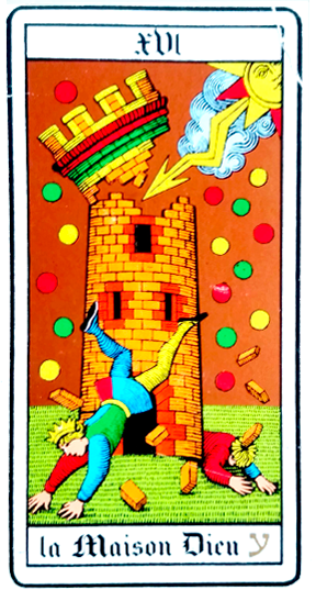 Carte XVI de Tarot